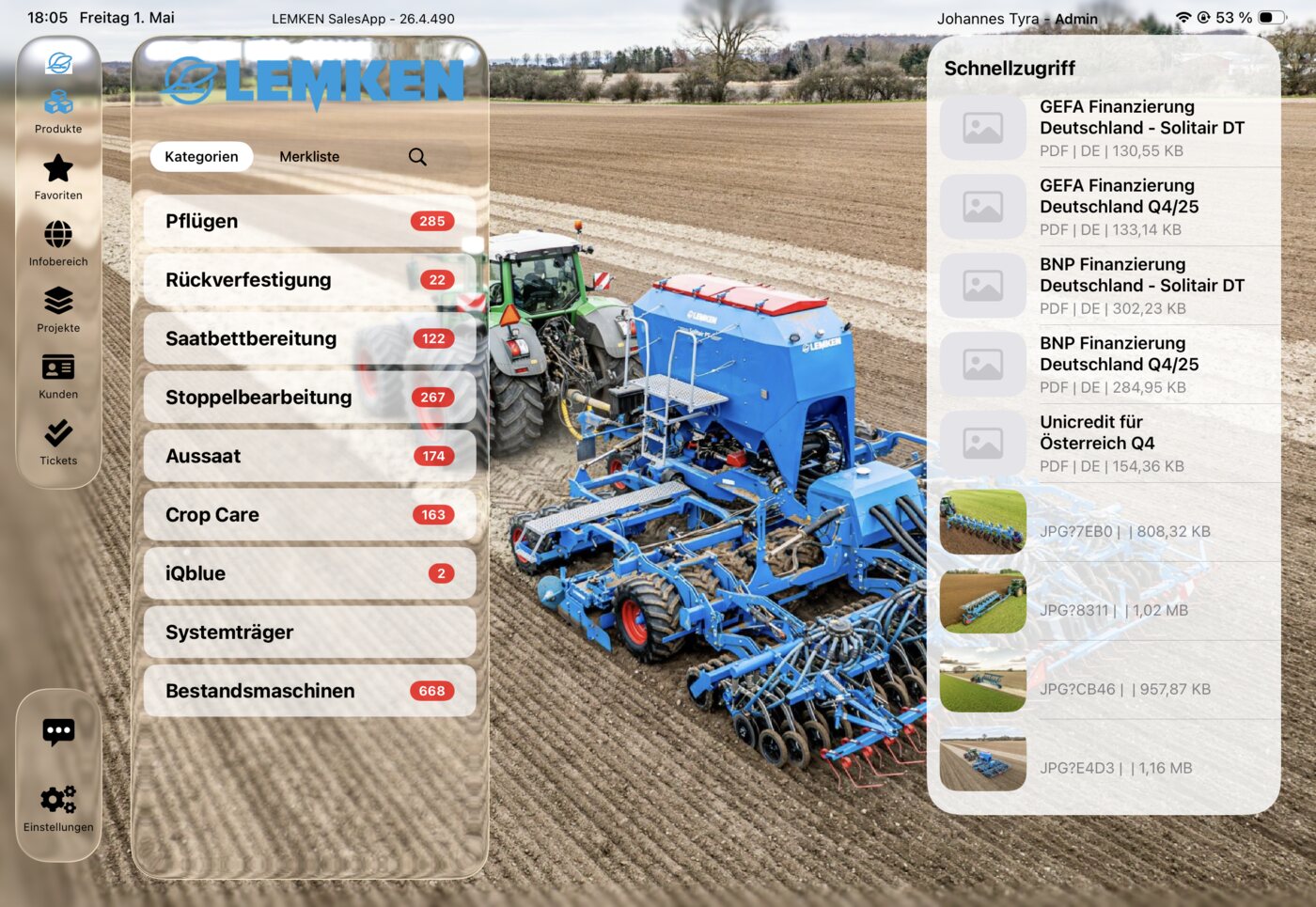 LEMKEN Sales App