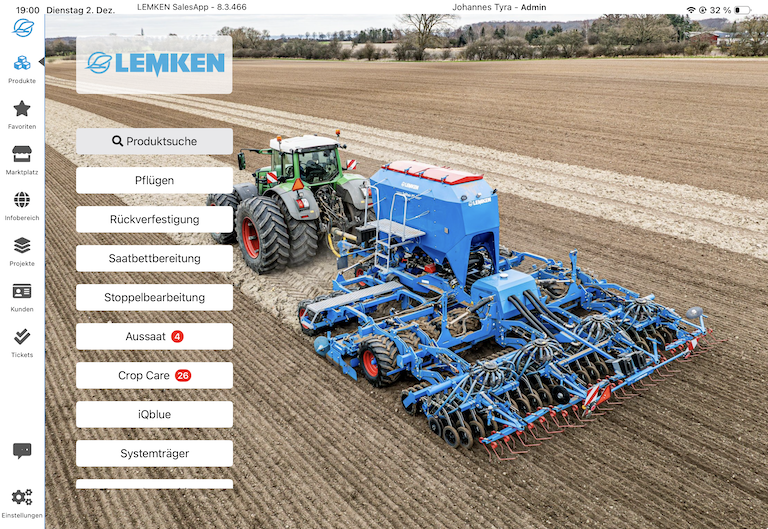 LEMKEN Sales App